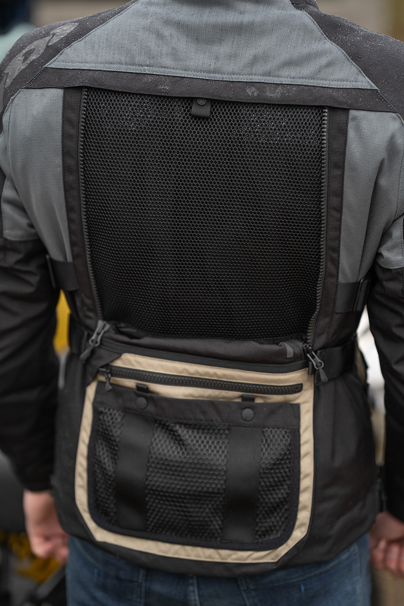 Spidi Hard Track 3 jacket back venting